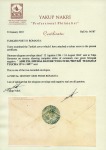 Tulcea - Tulça : 1868 Ottoman telegram envelope dated '12 Ağustos 1284 