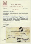 Braila - Ibrail : 1917 Military formula card sent from Ibraila to Beyrouth 