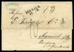 Braila - Ibraila :  1858 (Aug 31): entire letter from Braila to France