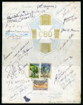 Stamp of Topics » Sport and Games » Football 1950 WORLD CUP: Collection written up in an album with stamp proofs, autographs, postcards, etc.