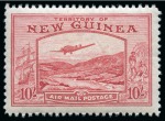 Stamp of New Guinea 1915-39 Old-time collection on three large hand-drawn