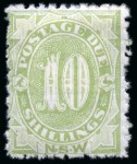 Stamp of Australia » New South Wales 1851-1907 Old-time collection on ten large hand-drawn