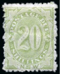 Stamp of Australia » New South Wales 1851-1907 Old-time collection on ten large hand-drawn