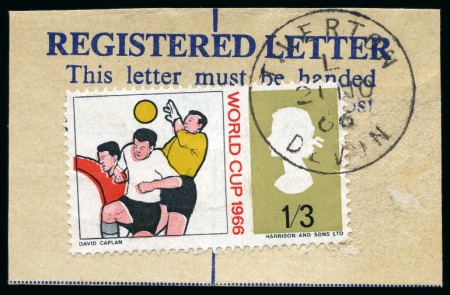 1966 WORLD CUP: Collection of the GB World Cup stamps incl. publicity photo and varieties