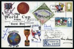Stamp of Topics » Sport and Games » Football 1966 WORLD CUP: Modified illustrated first day cover signed by dignitaries and the referee