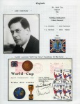1966 WORLD CUP: First day cover with World Cup machine frank and signed Lord Harewood (FA President) and Denis Fellows (FA Secretary) 