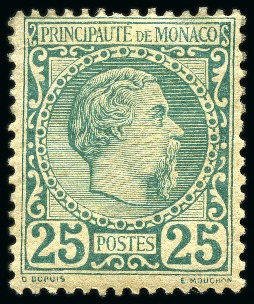 Stamp of Colonies françaises » Monaco 1885-1959, Solide collection de Monaco en 4 albums