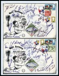 Stamp of Topics » Sport and Games » Football 1966 WORLD CUP: Collection of West Germany with autographs