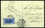 1917 Roulette 13: 1/2 Pia. (3) on cover from Yambo