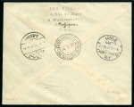 1933 Zeppelin Mail 8th S. America Flight: Registered cover from Mecca