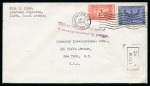 1945-48, Diplomatic Mail. Two covers