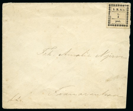 NORWAY MISSIONARY MAIL IN MADAGASCAR1894-95 5v Black,
