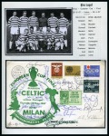 EUROPEAN CUP: 1954-2012, Collection written up in 7 albums incl. memorabilia, publicity, picture postcards, autographs, covers and stamps