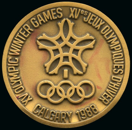 1988 Calgary participation medal in original box
