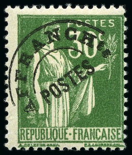 Stamp of France » Préoblitérés 1933 30c vert Type Paix, non émis, neuf sans ch.,