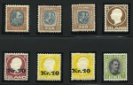 1902-31 Selection of 8 top value mint stamps