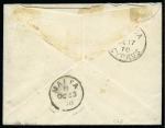 1878 Envelope franked GB QV 2 1/2d rose pl.10 (unoverprinted) to Malta