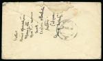 1918 OFS (One Field Service) cover sent by H. St. John Philby from Riyadh (1.8) via "KOWEIT"