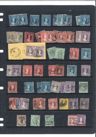 1859-1902, Excellent mint & used collection with d