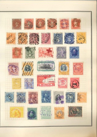 1851-1925, LATIN AMERICA Specialised old-time canc