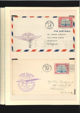 1924-38, AIRMAIL collection of 183 items neatly mo
