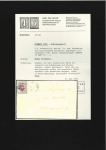 Stamp of Switzerland / Schweiz » "Waadt", "Neuenburg", "Winterthur" Neuenburg mit schwarzer Raute entwertet auf Faltbr