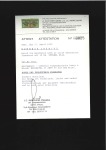 Stamp of Switzerland / Schweiz » Sitzende Helvetia Ungezähnt » Münchner Druck, 1. Auflage 10Rp mattblau entwertet Raute auf Faltbriefumschla