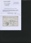 Stamp of Switzerland / Schweiz » Preussisch-Französischer Krieg 1871 (10. Feb.) kl. Kuvert von Basel nach Preussen