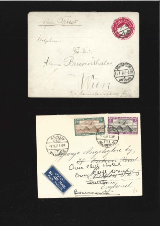 1935-56, HELIOPOLIS group of 6 covers (3 outgoing 