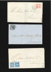 1858-62, BUENOS AIRES: Selection of 8 covers: 1858