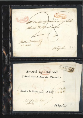 1799-1812, Group of 16 covers from Tuscany - all f