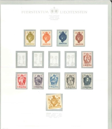 1920-1941, Remainder Collection of hinged (a few r