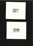 1958: French Issues : Single die proofs (epreuves)