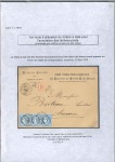 Stamp of France 1876-77, Dix lettres chargées/rec. au tarif du 01.