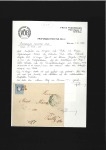 Stamp of Hungary POST AUS BOSNIEN
15Kr blau  Type II auf Faltbrief