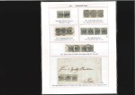 Stamp of Hungary 1850 2Kr black, handmade paper, highly appealing l