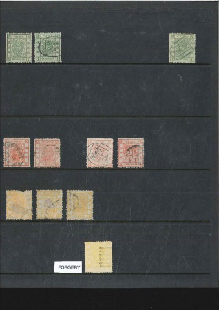 Stamp of China 1878-1909, Mint & used collection in one stockbook