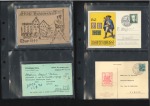 1820-1960, Partie mit 336 Briefen und Karten, sehr