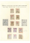Stamp of Persia » 1896-1907 Muzaffer ed-Din Shah (SG 113-297) 1902 Attractive old-time study collection of the Provisional Issue for Meched