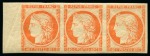 1849 Cérès 40c orange, réimpression officielle de