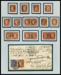 1859-77 Superbe collection sur 43 feuilles en album
