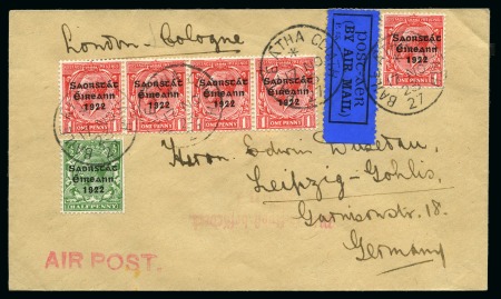 Stamp of Ireland » Airmails 1923 (Nov 17) Irish acceptance for London-Brussels-Cologne airmail service