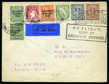 1923 (Nov 20) Irish acceptance London-Paris airmail service