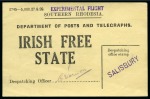 1931 (Dec 9) Irish acceptance for Imperial Airways Christmas airmail service London-Southern Africa