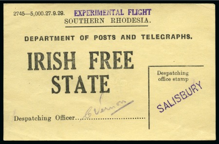 Stamp of Ireland » Airmails 1931 (Dec 9) Irish acceptance for Imperial Airways Christmas airmail service London-Southern Africa