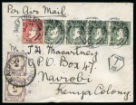 1931-32 Irish acceptances for airmail services to and from Africa, collection of 17 flight covers