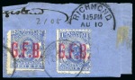 OFFICIALS: 1893 (Feb) and 1893 (Oct) issues selection