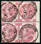 1749-1972, Postal history collection in four album-size cases, with pre-stamp through to airmails