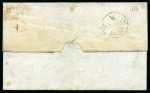 Stamp of Great Britain » 1840 1d Black and 1d Red plates 1a to 11 1840 (Jun 13) Lettersheet from London to Leeds with 1840 1d black pl.2 AG