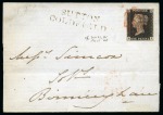 Stamp of Great Britain » 1840 1d Black and 1d Red plates 1a to 11 1841 (Nov 23) Wrapper (no sideflaps) sent within the the Birmingham area with 1840 1d black pl.3 BI and "SUTTON / COLDFIELD" hs